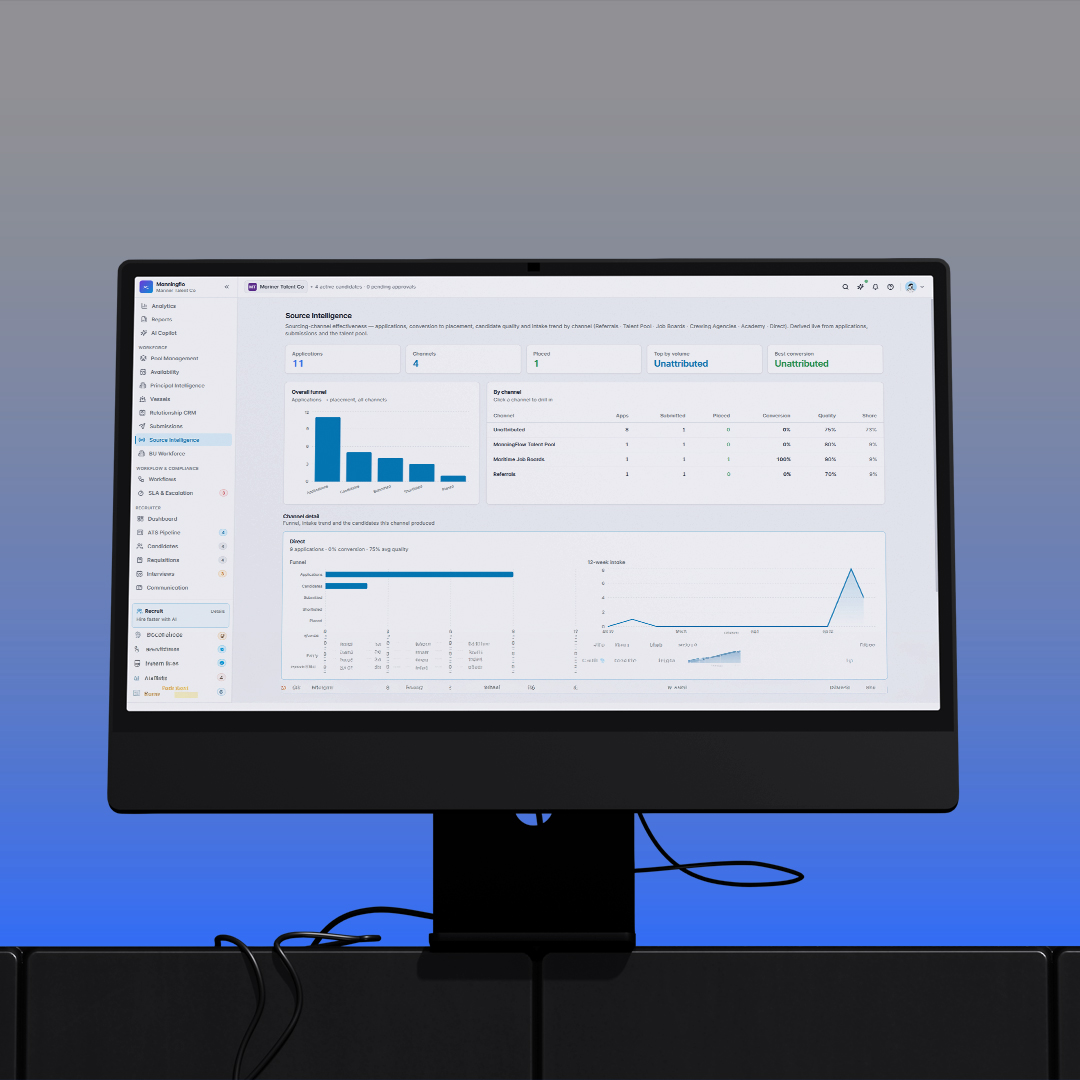 ManningFlo ATS pipeline — every applicant in one system