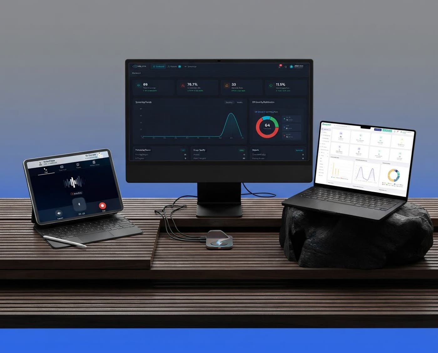 AI products in use across a clinical team's workflow