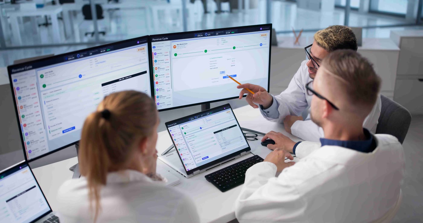 Revenue cycle operations run end to end for a healthcare practice
